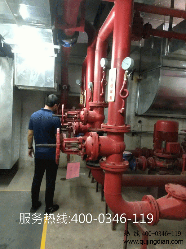 消防維保公司對水泵恒壓泵控制柜聯動柜維保項目